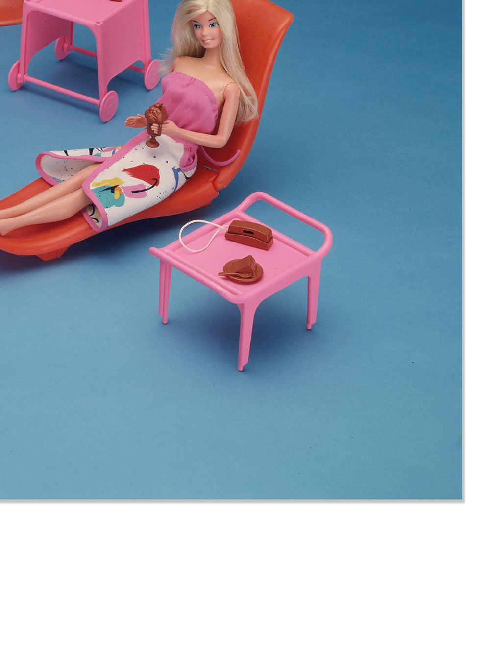 barbie dream pool collection on acrylic