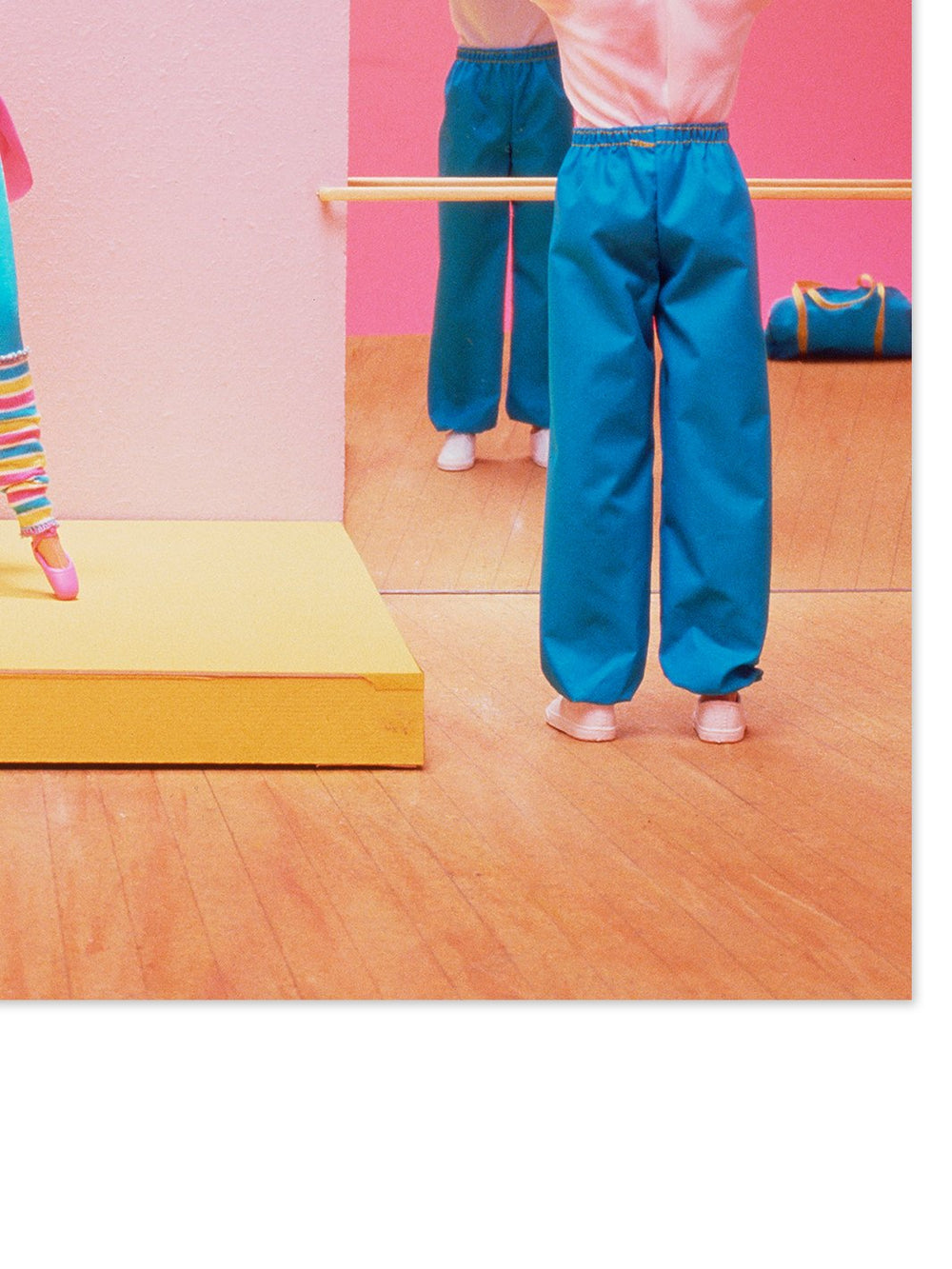 barbie fitness club on acrylic