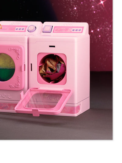 'Barbie™ Pink Sparkles on Acrylic