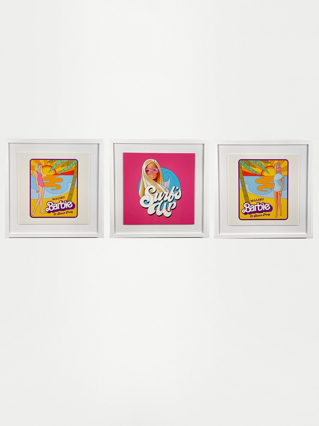 'Barbie™ Surf's Up Framed Art