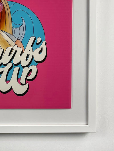 'Barbie™ Surf's Up Framed Art