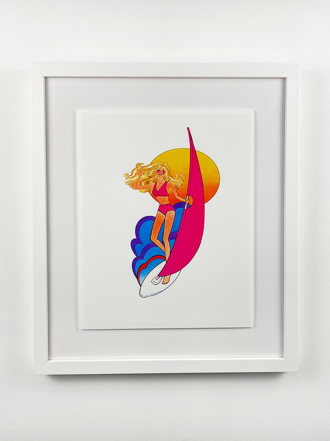 'Barbie™ Windsurf Framed Art