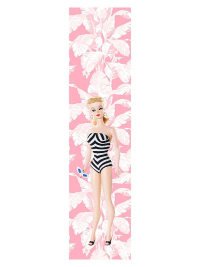 'Life Size Vintage Barbie™' Removable Wall Mural by Barbie™ - Bubblegum