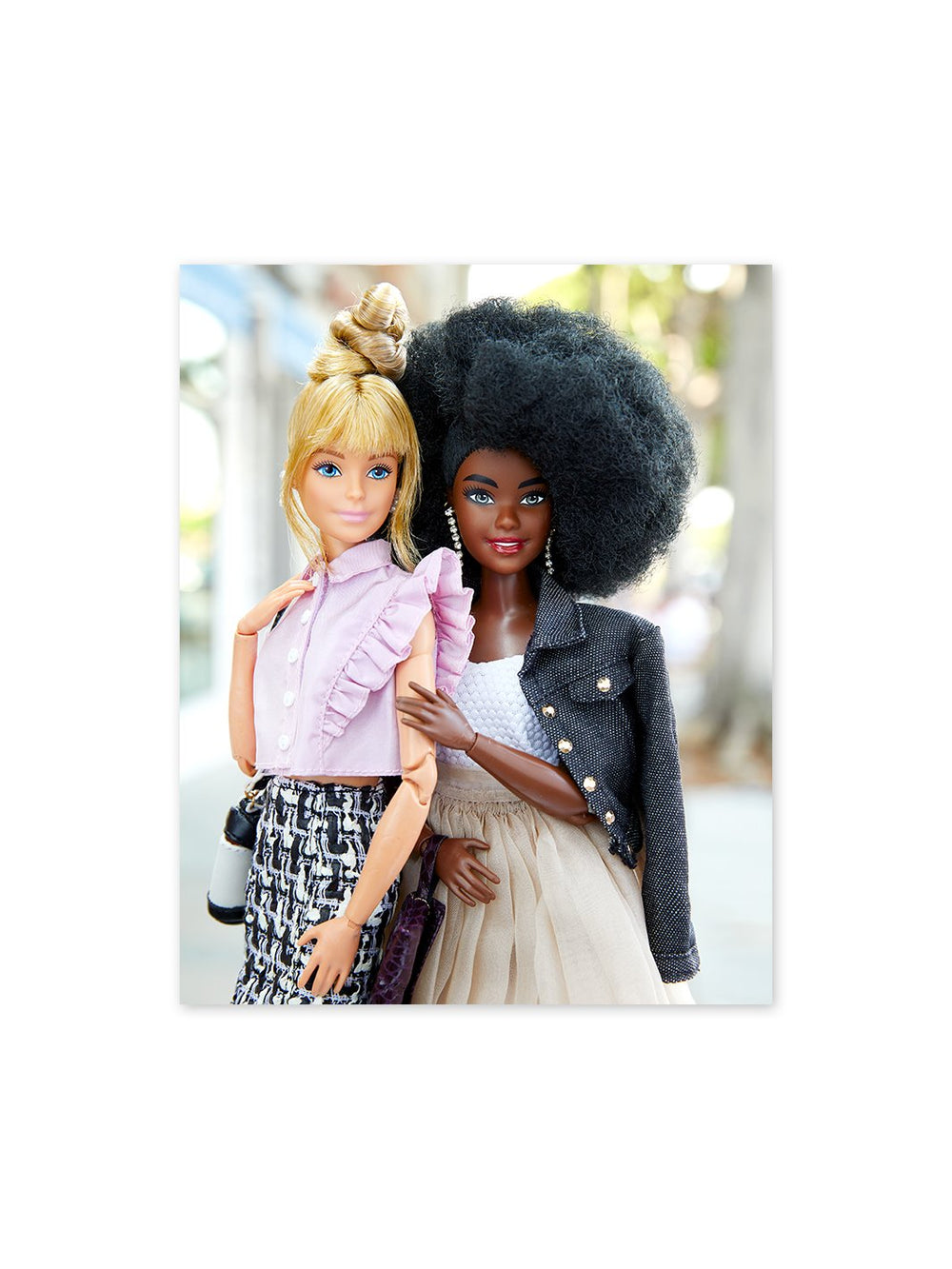 barbiestyle friends on acrylic