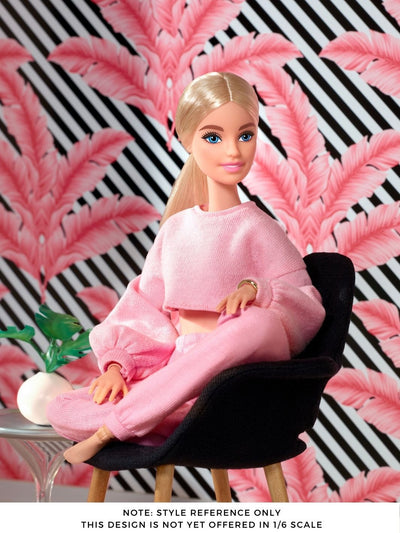 'BarbieStyle™ Isla Palm' Wallpaper by Barbie™ - Flamingo