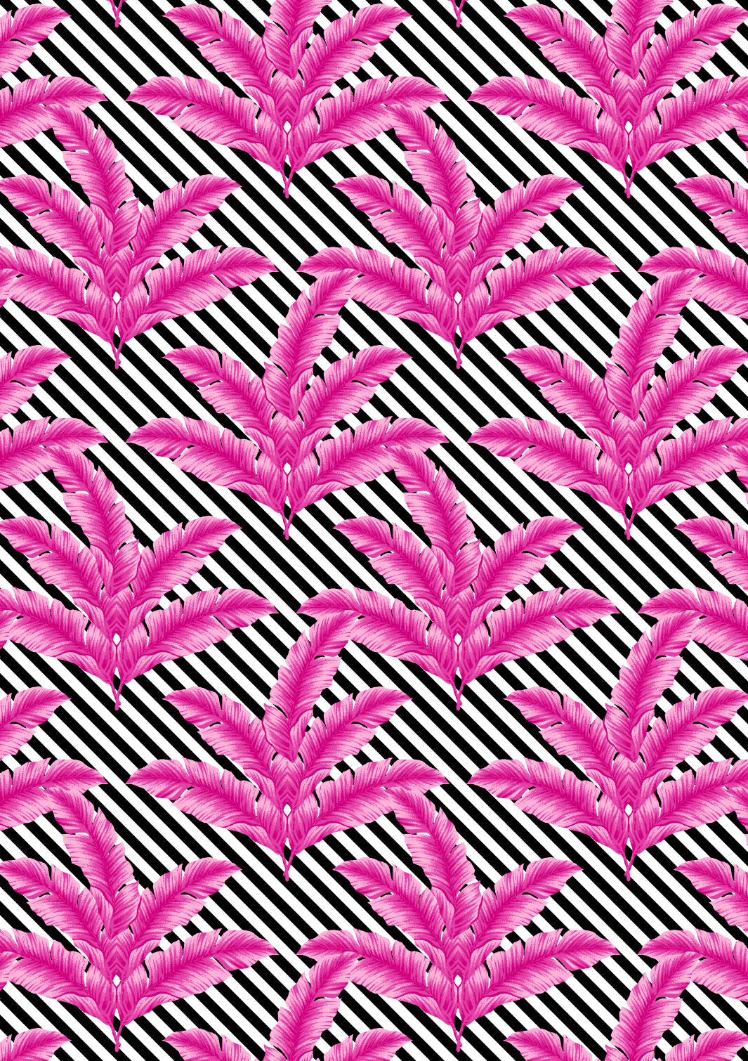 Barbiestyle™ Isla Palm Gift Wrap - 219 Barbie™ Pink & Black