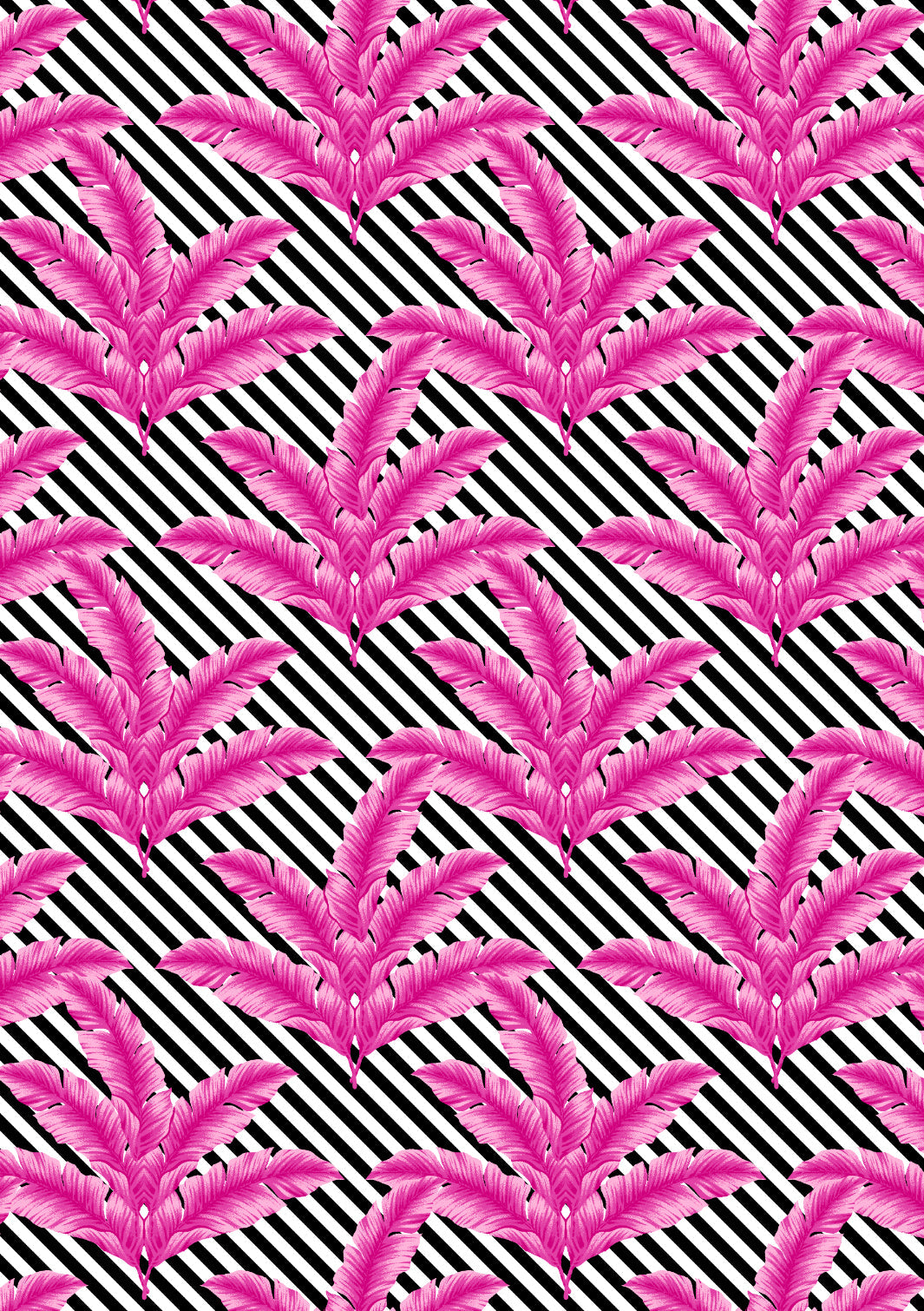 Barbiestyle™ Isla Palm Gift Wrap - 219 Barbie™ Pink & Black