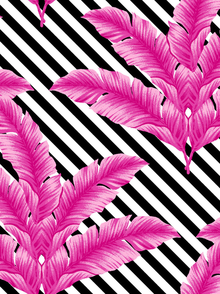 barbiestyle-isla-palm-wallpaper-in-219-barbie-pink-black