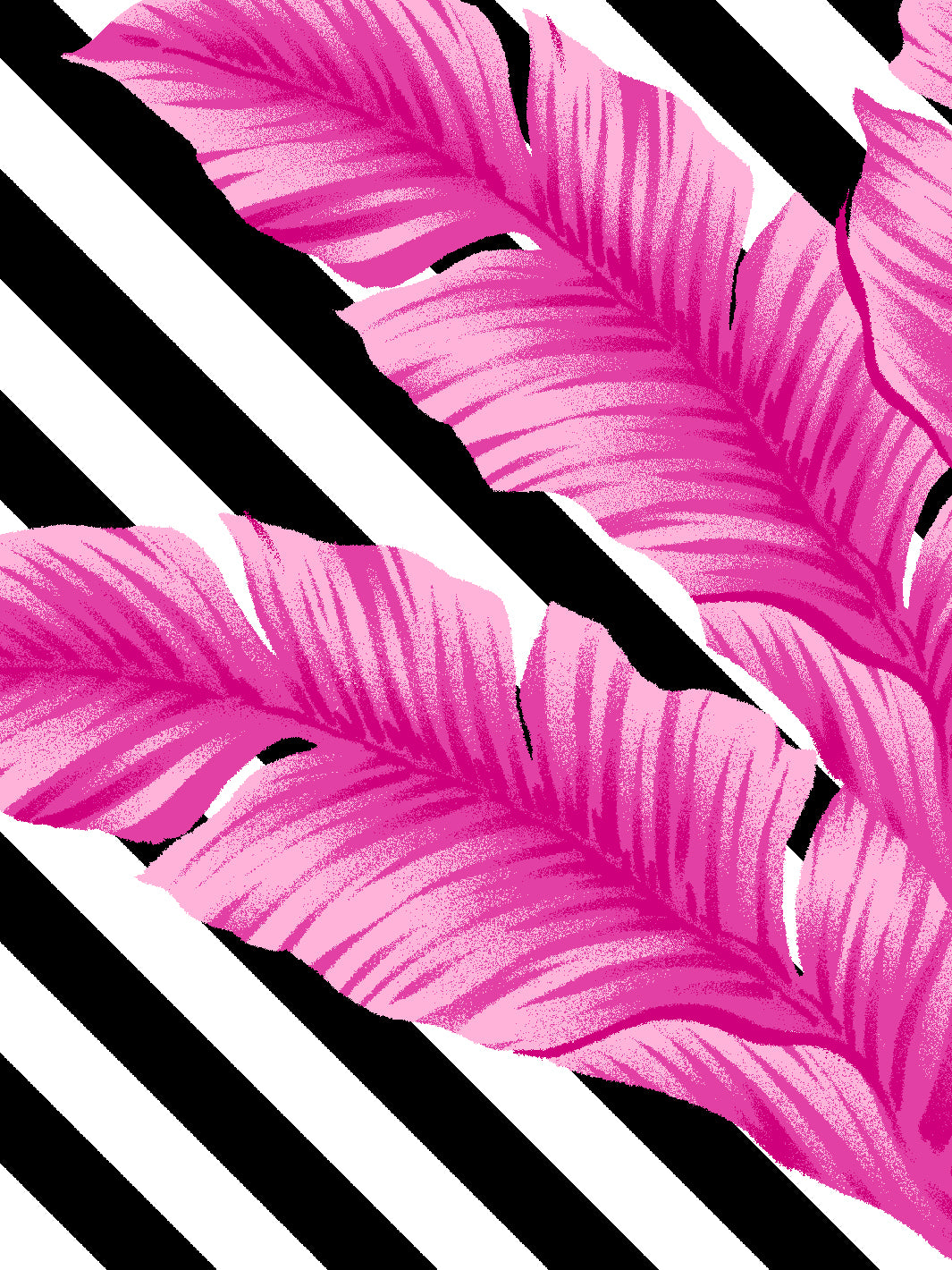 barbiestyle-isla-palm-wallpaper-in-219-barbie-pink-black