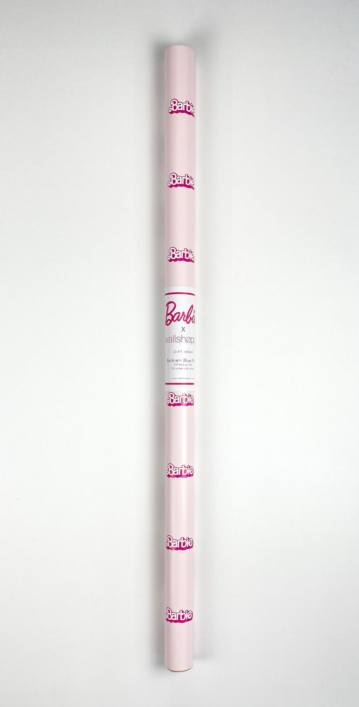 Barbie™ 80's Logo Gift Wrap - Pink