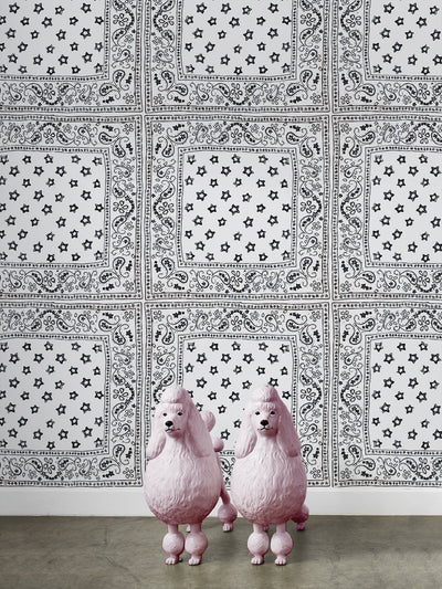 barbie bandana check wallpaper by barbie white
