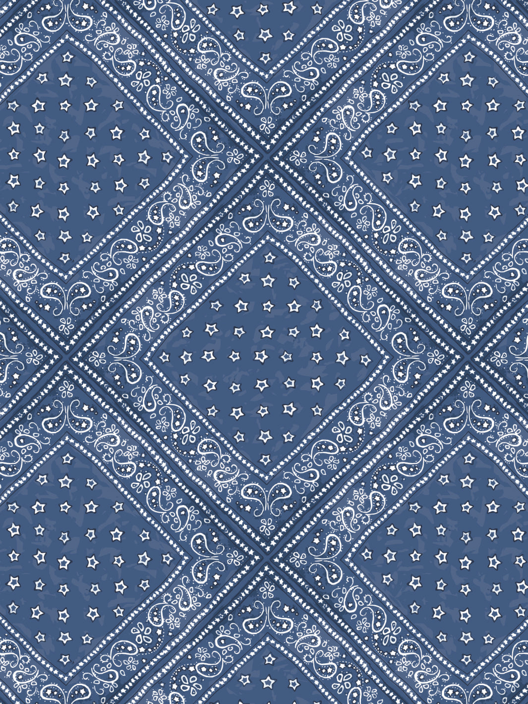 'Barbie™ Bandana' Wallpaper by Barbie™ - Navy