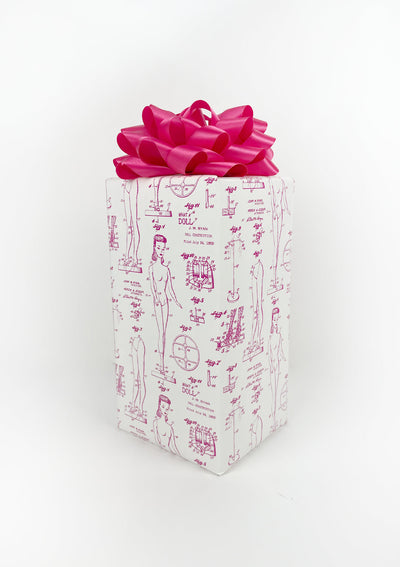 Barbie™ Blue Print Gift Wrap - 219 Barbie™ Pink