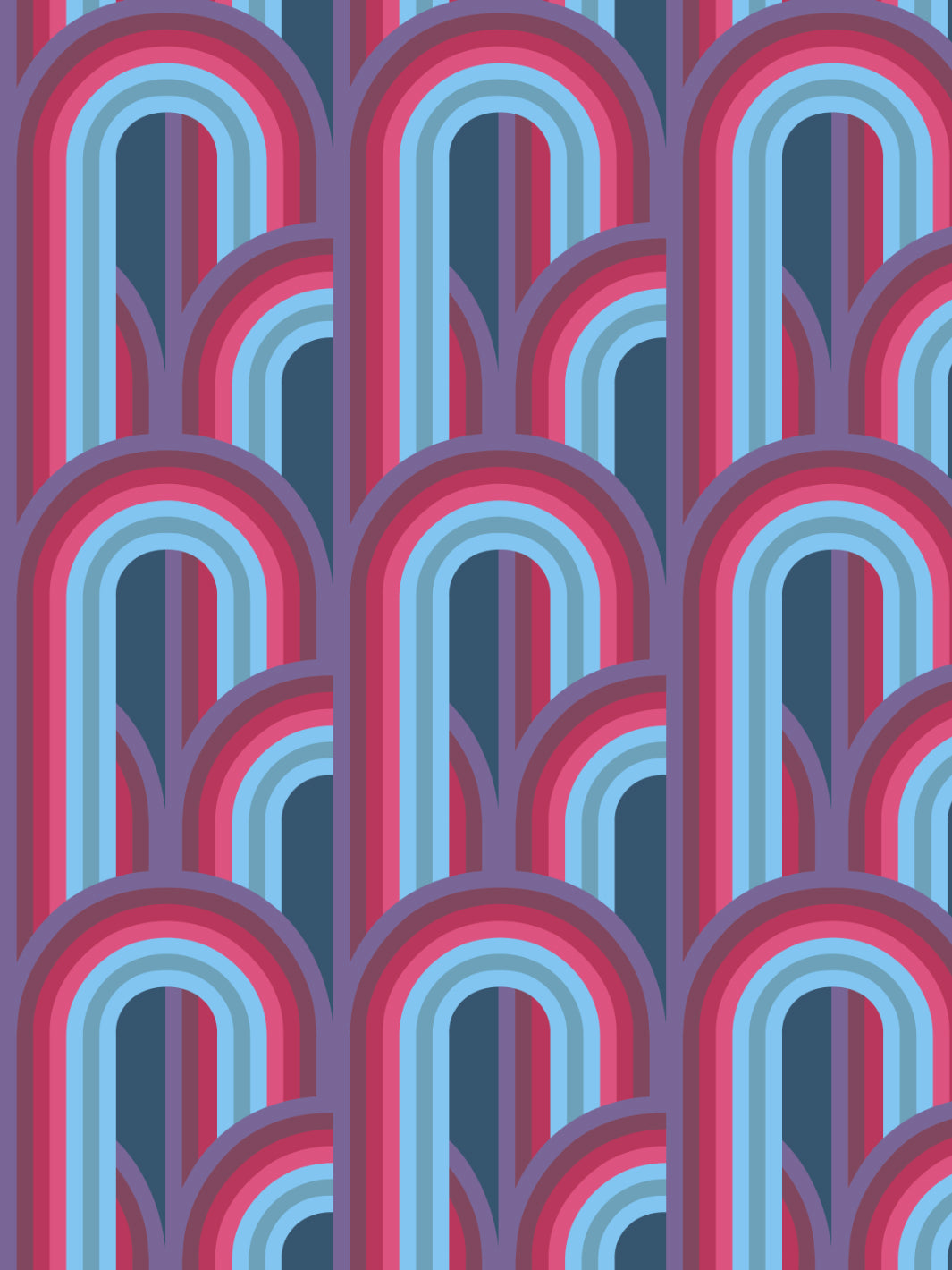 barbie-dreamhouse-arch-wallpaper-by-barbie-blue