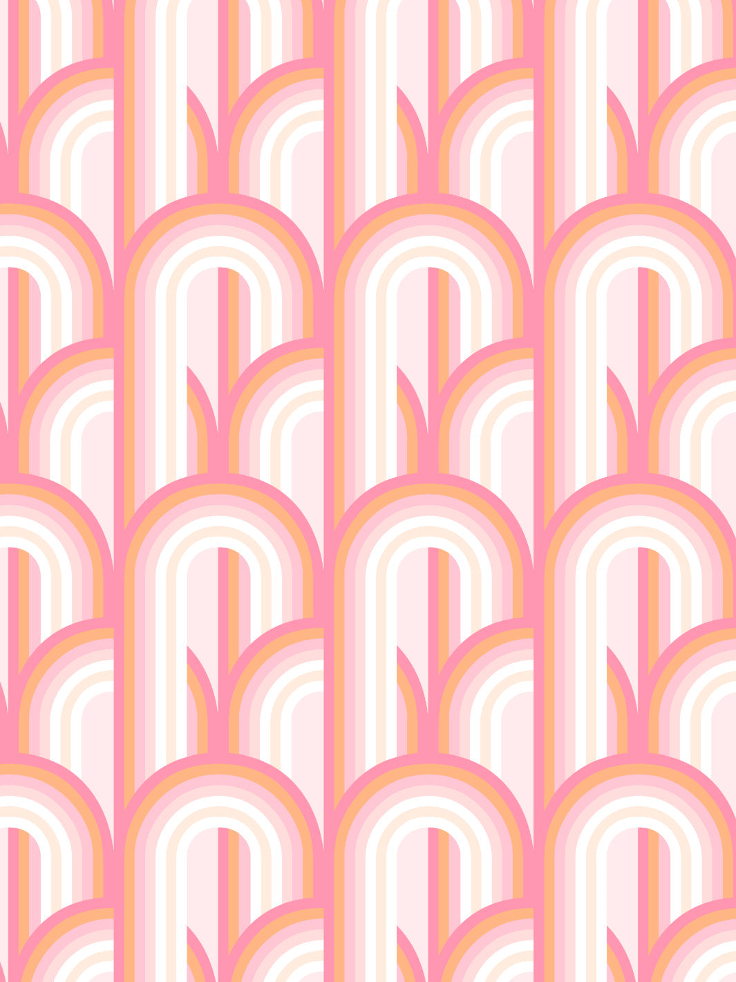 Barbie Dreamhouse Arch' Wallpaper by Barbie™ - Pink