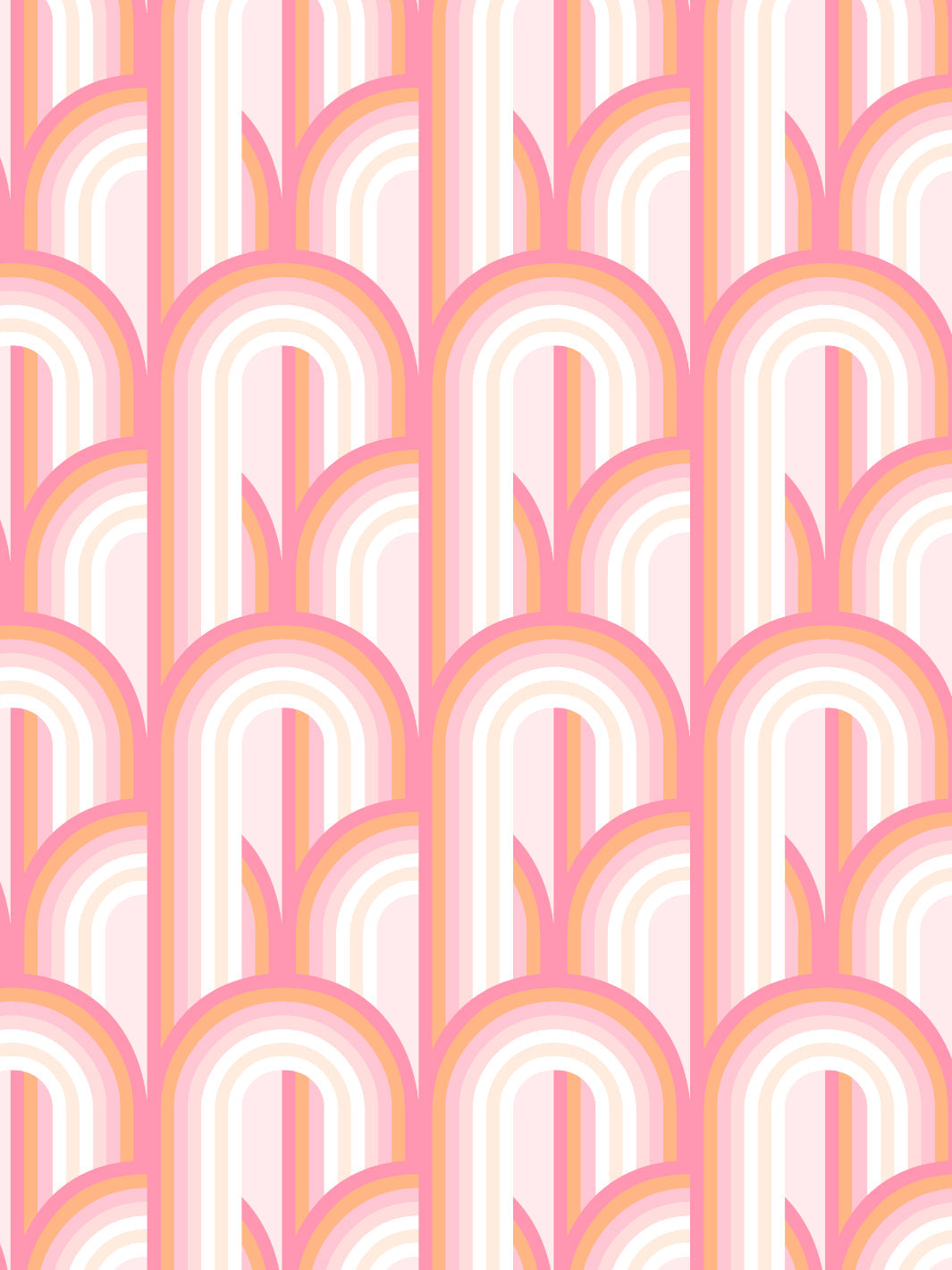 Barbie Dreamhouse Arch' Wallpaper by Barbie™ - Pink