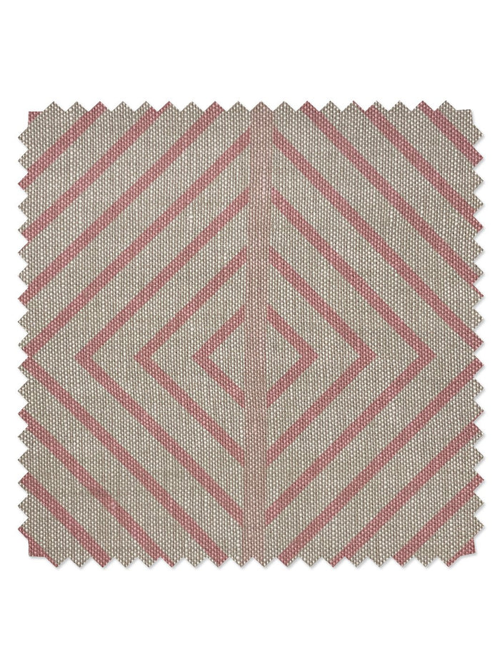 'Barbie™ Dreamhouse Diamond' Flax Linen Fabric by Barbie™ - Piggy Bank
