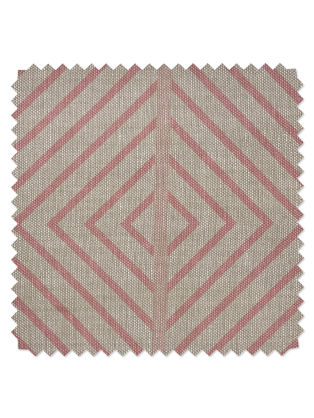 'Fabric by the Yard - Barbie™ Dreamhouse Diamond - Piggy Bank on Flax Linen