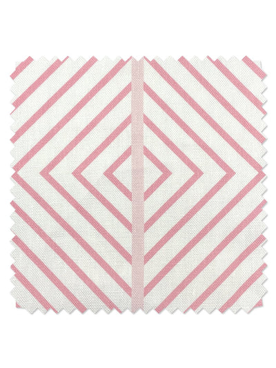 'Fabric by the Yard - Barbie™ Dreamhouse Diamond - Piggy Bank on Flax Linen