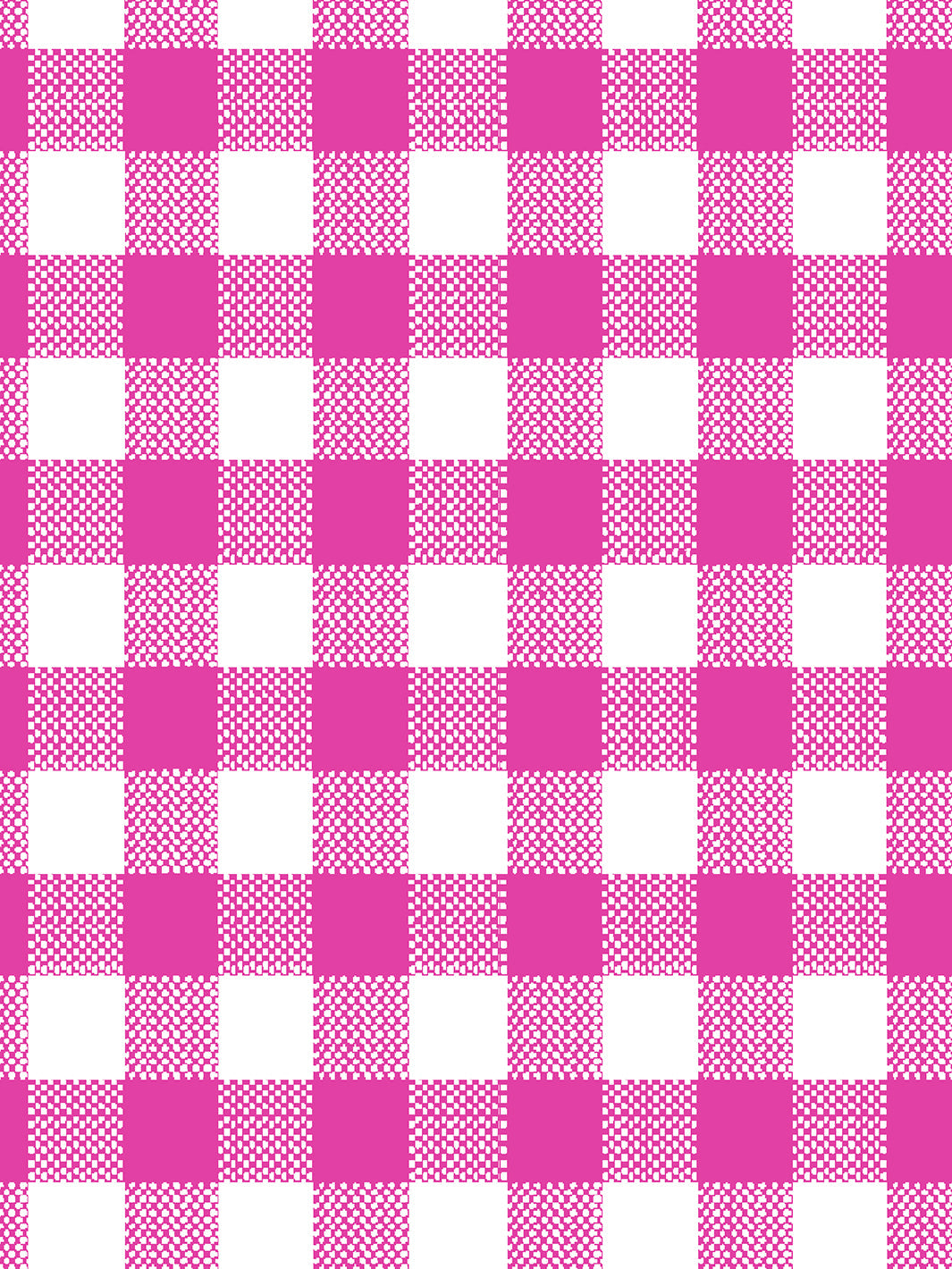 'Barbie™ Gingham' Wallpaper - 219 Barbie™ Pink