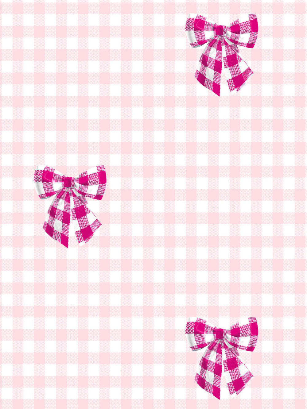 barbie-gingham-bow-wallpaper-by-barbie-219-pink-on-ballet-slipper