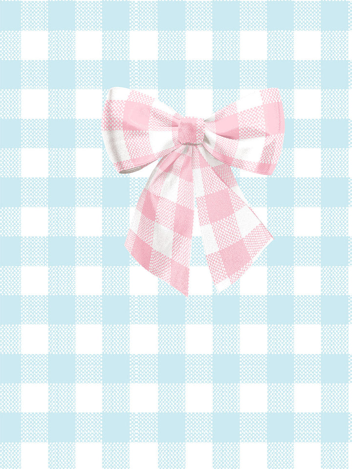 barbie-gingham-bow-wallpaper-by-barbie-ballet-slipper-on-sky
