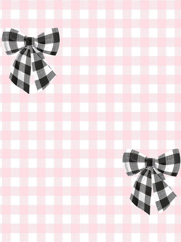 barbie-gingham-bow-wallpaper-by-barbie-black-on-ballet-slipper