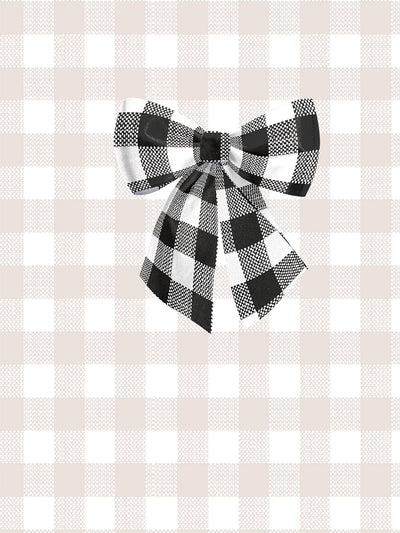barbie gingham bow wallpaper by barbie black on oyster