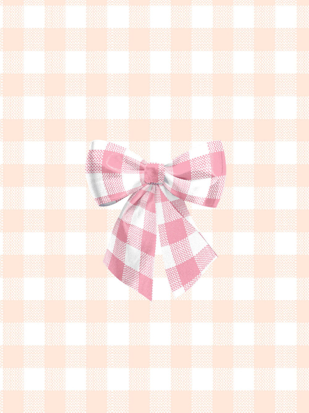 barbie-gingham-bow-wallpaper-by-barbie-bubblegum-on-peach
