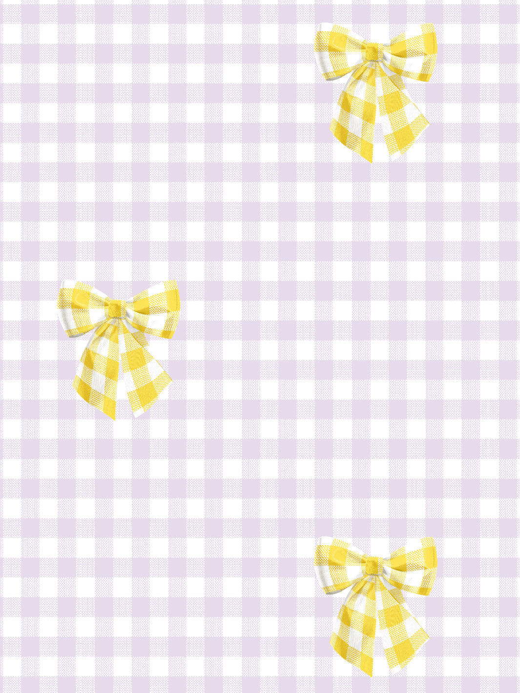 barbie gingham bow wallpaper by barbie daffodil on lilac