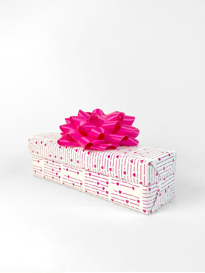 Barbie™ Hearts Print Gift Wrap - Barbie™ Pink