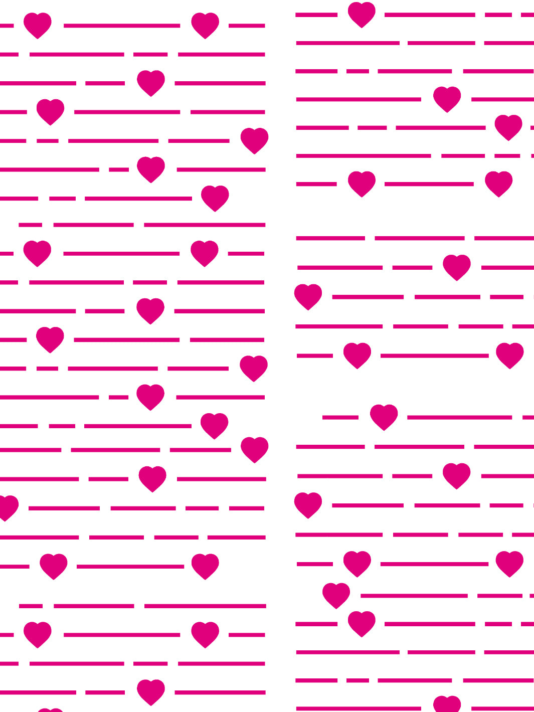 'Barbie™ Hearts Print' Wallpaper by Barbie™ - 219 Pink