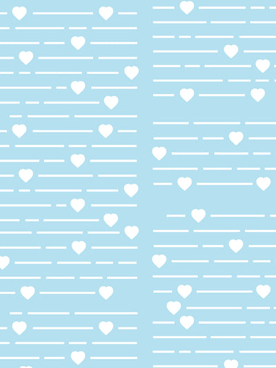 barbie hearts print wallpaper by barbie baby blue