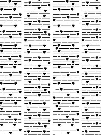 barbie hearts print wallpaper by barbie black