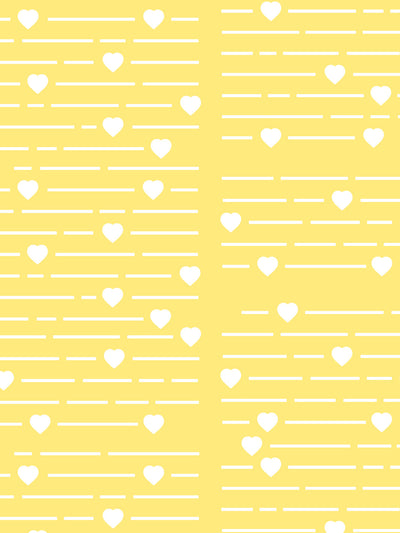 barbie hearts print wallpaper by barbie yellow