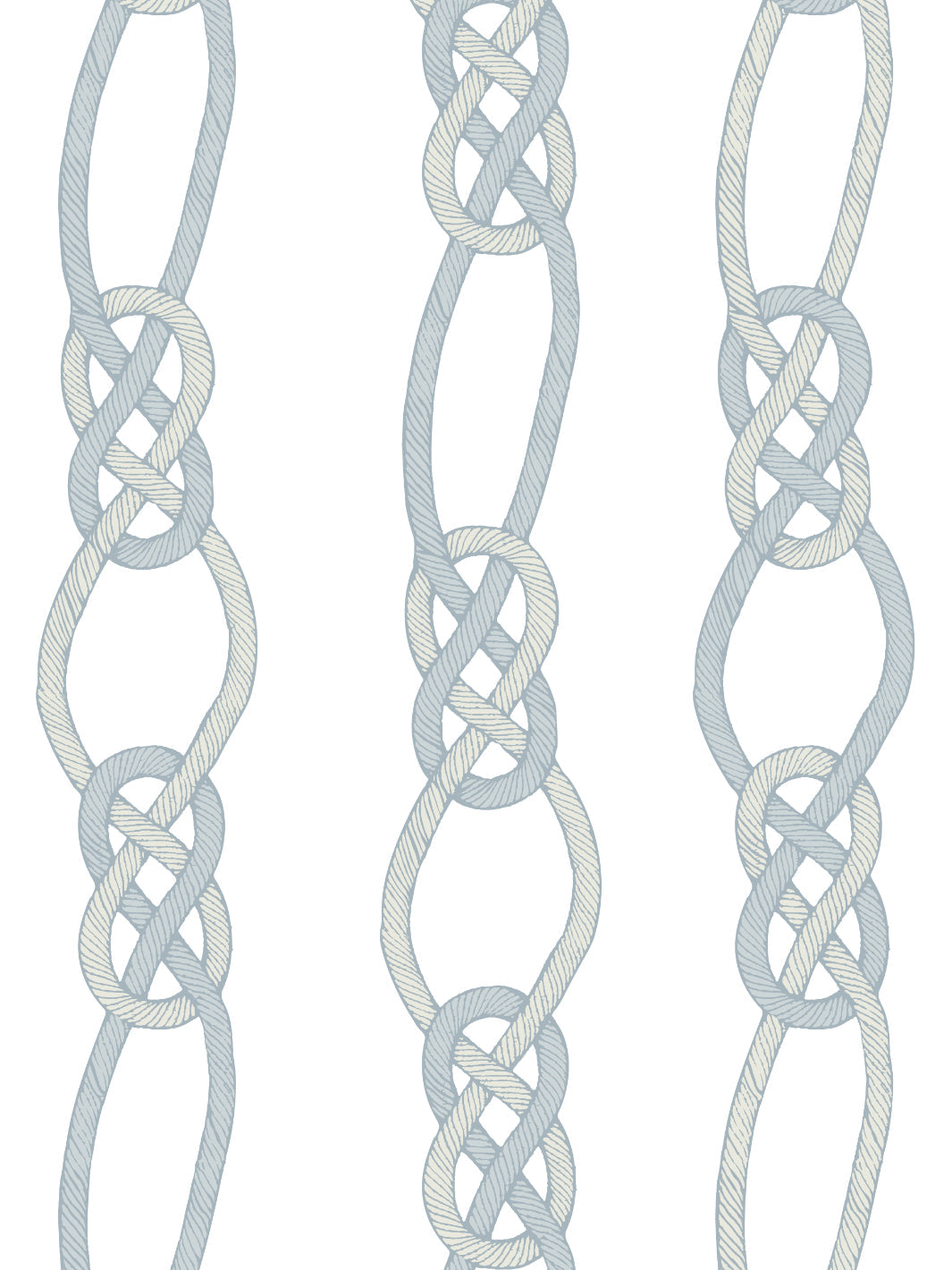 'Barbie™ Knot' Wallpaper by Barbie™ - Gray