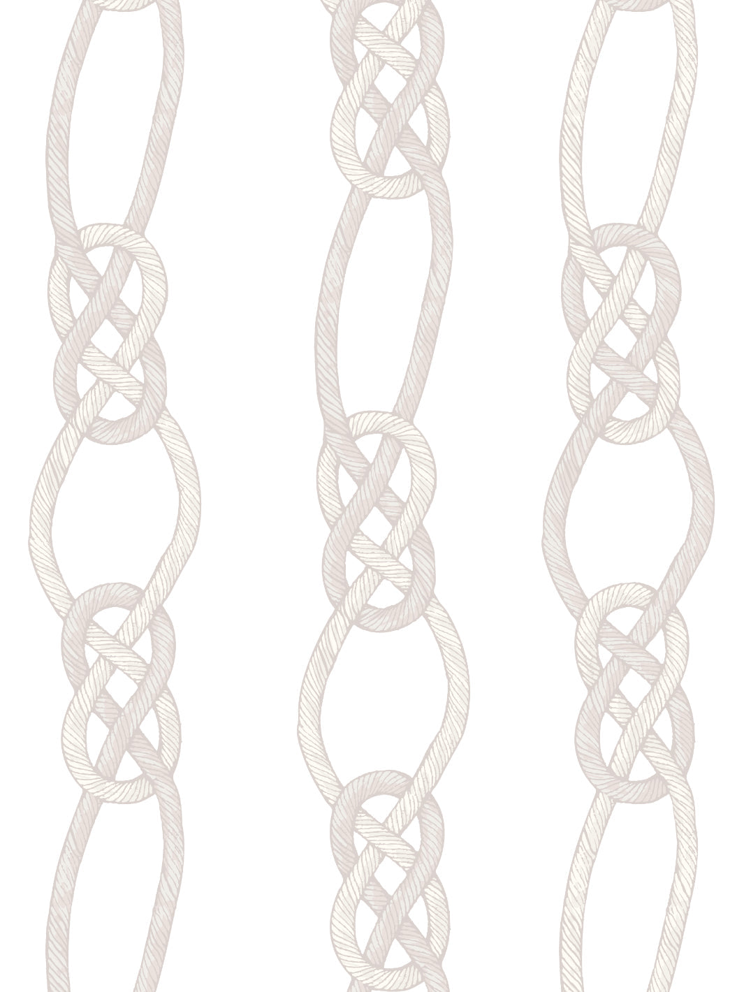 'Barbie™ Knot' Wallpaper by Barbie™ - Sand