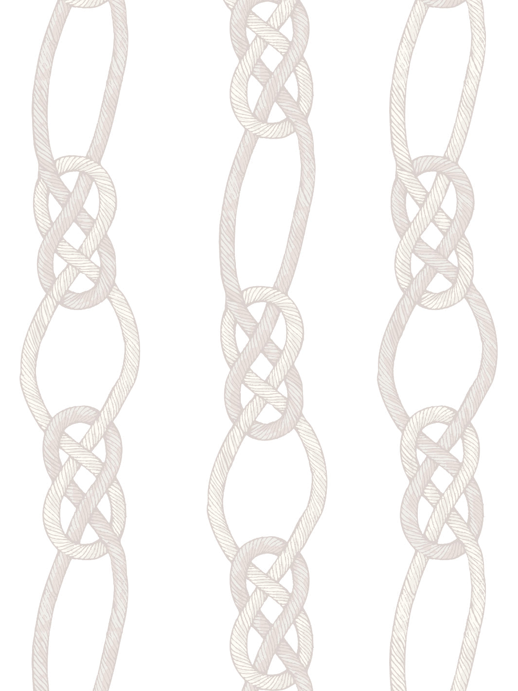 'Barbie™ Knot' Wallpaper by Barbie™ - Sand