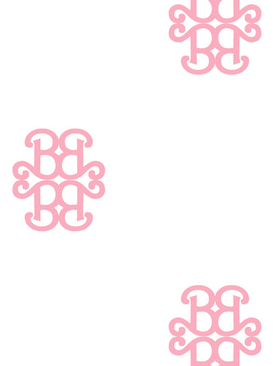 'Barbie™ Lace Medallion' Wallpaper by Barbie™ - Bubblegum