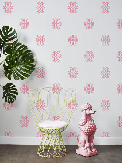 barbie lace medallion wallpaper by barbie bubblegum