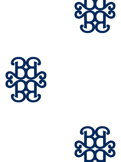 barbie lace medallion wallpaper by barbie navy