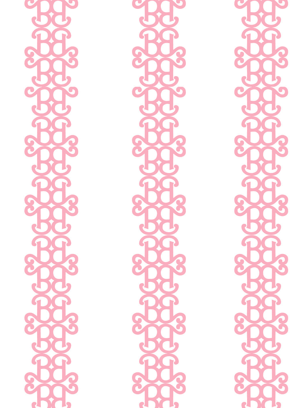 'Barbie™ Lace Stripe' Wallpaper by Barbie™ - Bubblegum