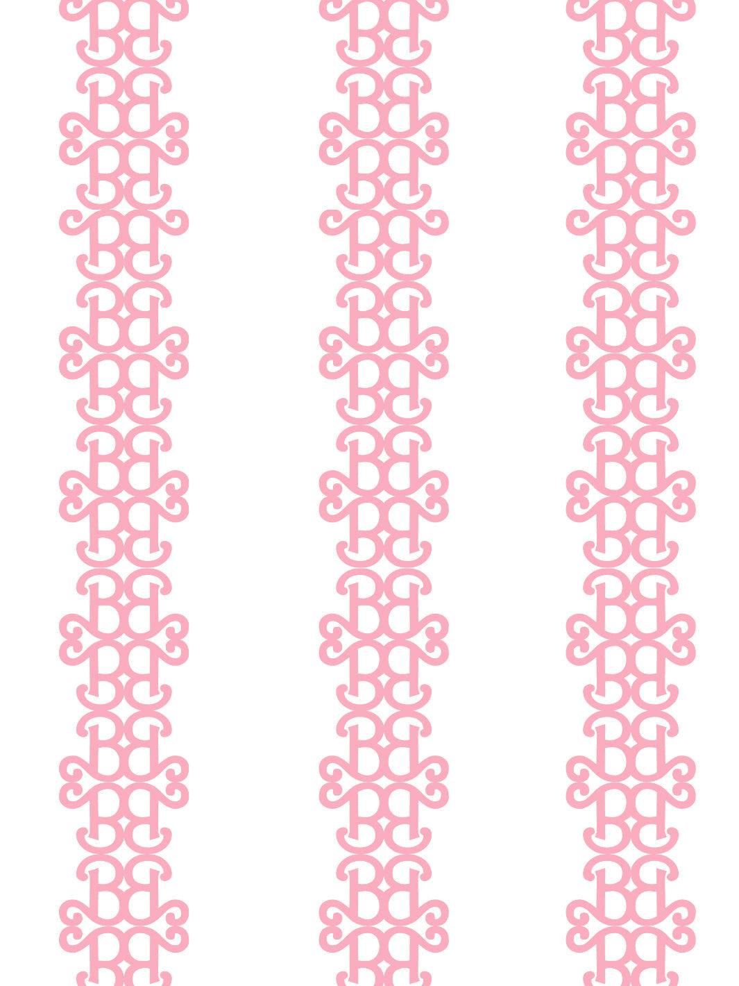 'Barbie™ Lace Stripe' Wallpaper by Barbie™ - Bubblegum