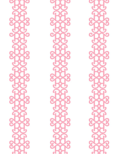 'Barbie™ Lace Stripe' Wallpaper by Barbie™ - Bubblegum