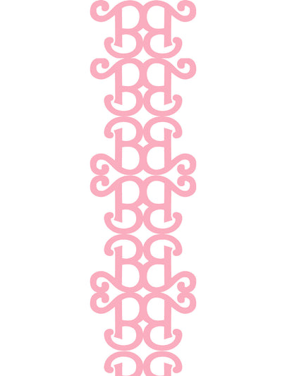 'Barbie™ Lace Stripe' Wallpaper by Barbie™ - Bubblegum