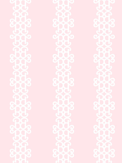 barbie lace stripe wallpaper by barbie pink
