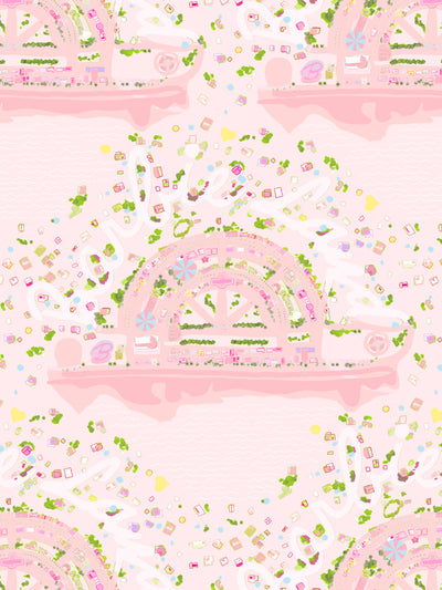 barbie land aerial map wallpaper by barbie piggy bank