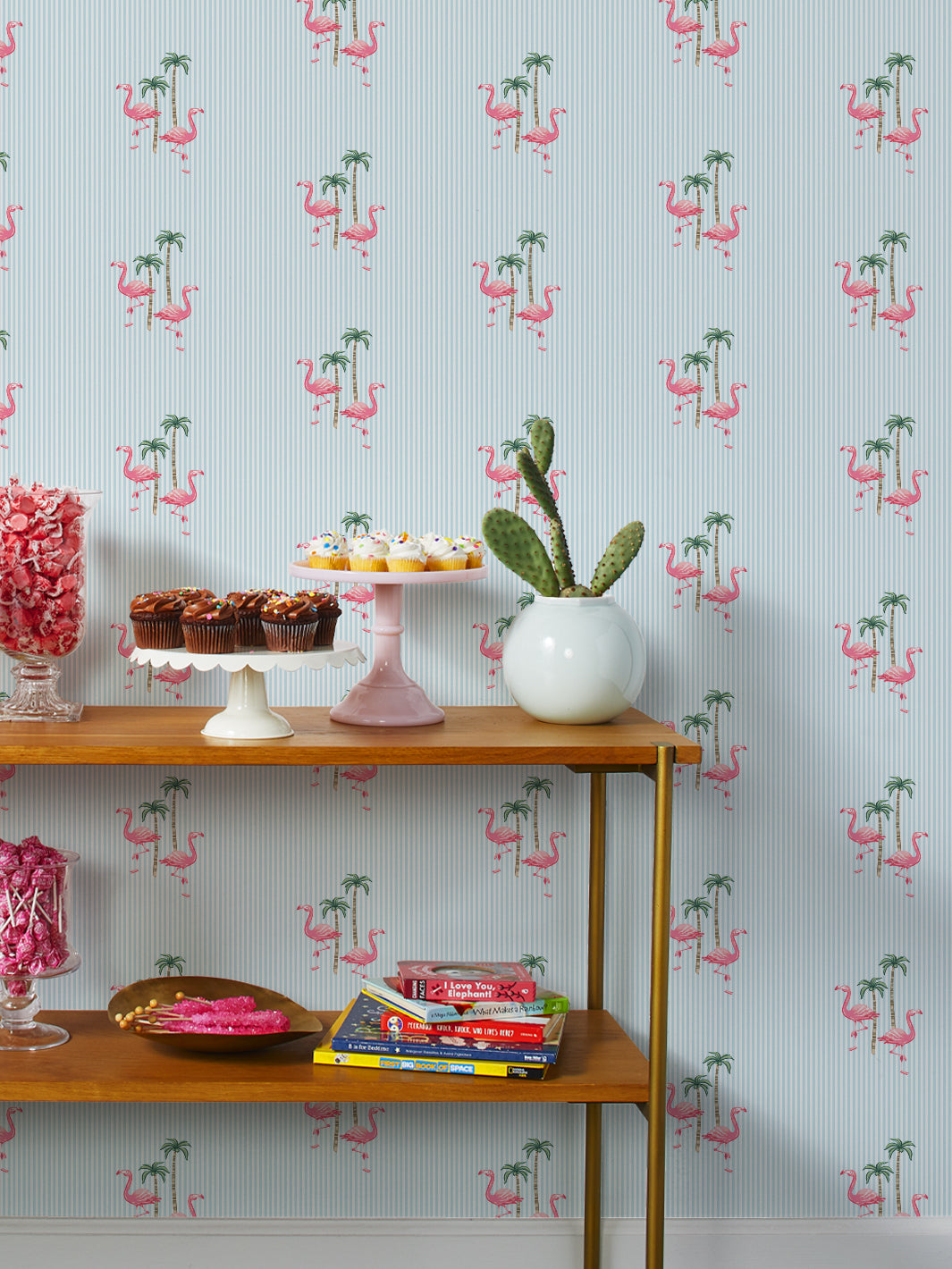 barbie-land-flamingo-pinstripe-wallpaper-by-barbie-blue