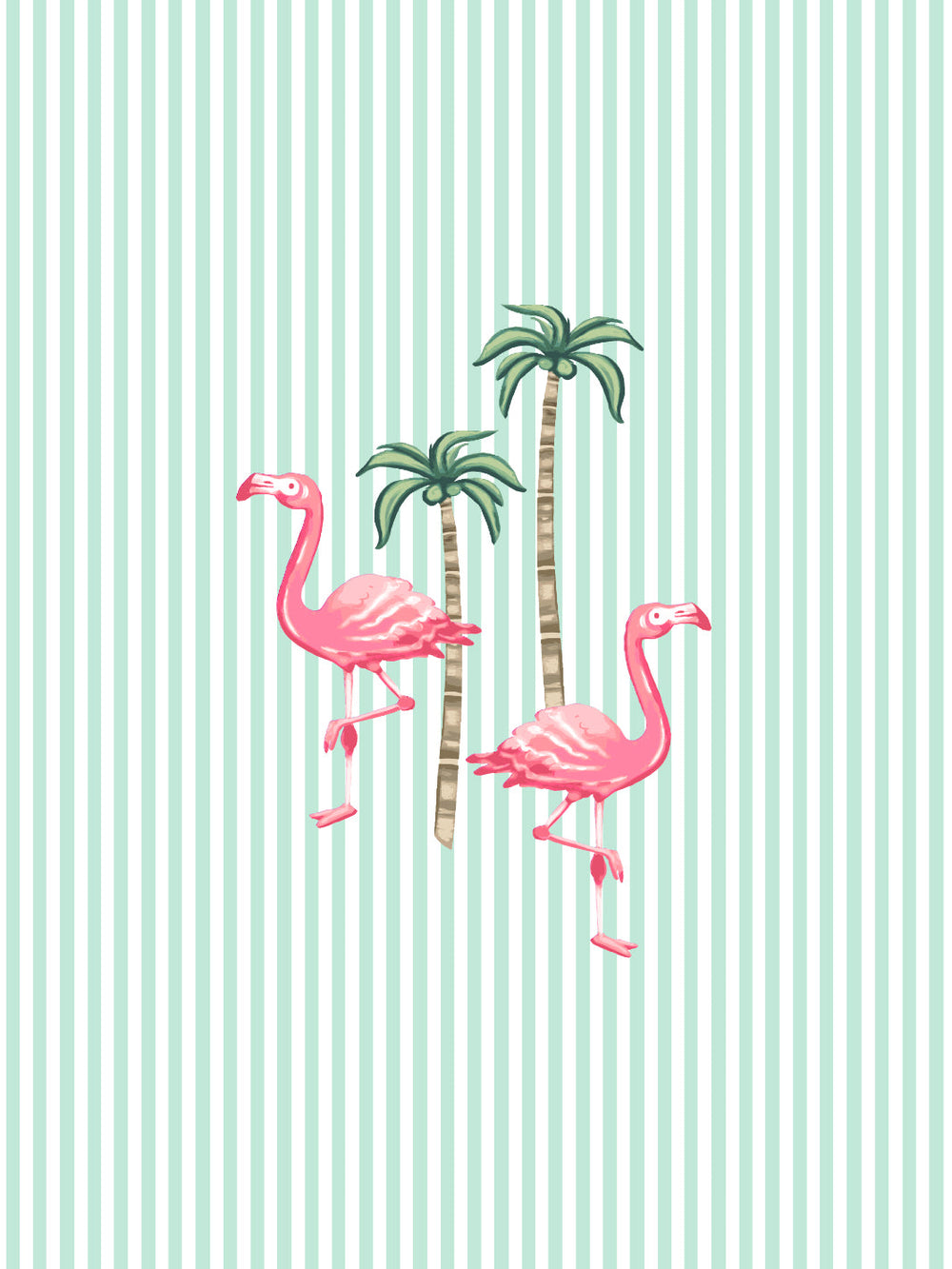 barbie-land-flamingo-pinstripe-wallpaper-by-barbie-mint