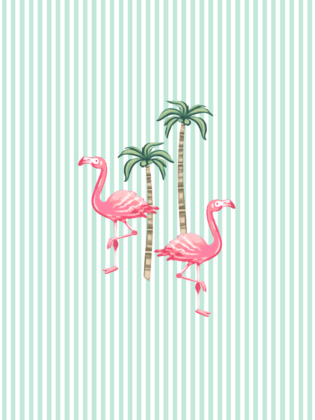 barbie-land-flamingo-pinstripe-wallpaper-by-barbie-mint